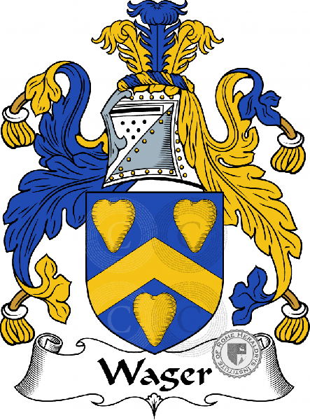 Coat of arms of family Wager