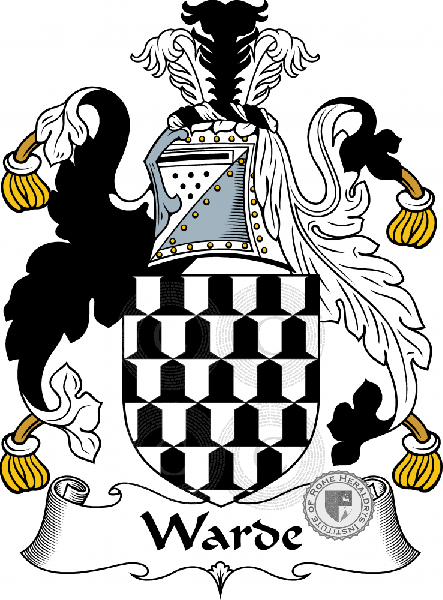 Coat of arms of family Warde