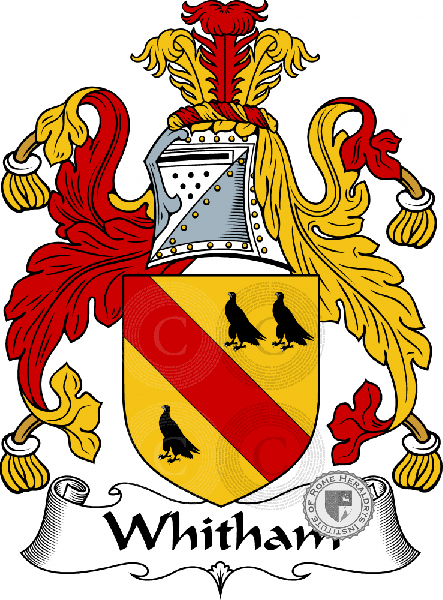 Coat of arms of family Whitham