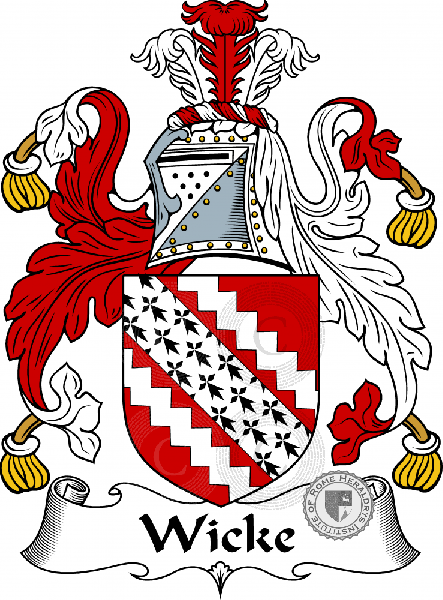 Coat of arms of family Wicke