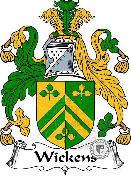 Coat of arms of family Wickens