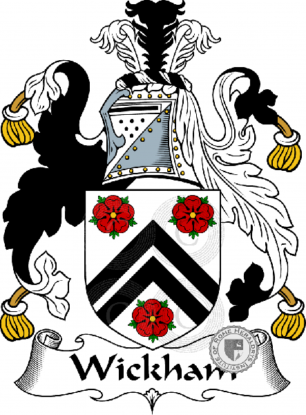 Coat of arms of family Wickham