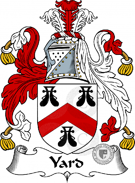Coat of arms of family Yard