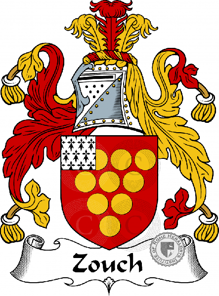 Wappen der Familie Zouch