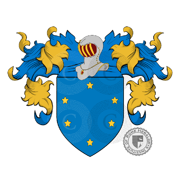 Coat of arms of family Azzola