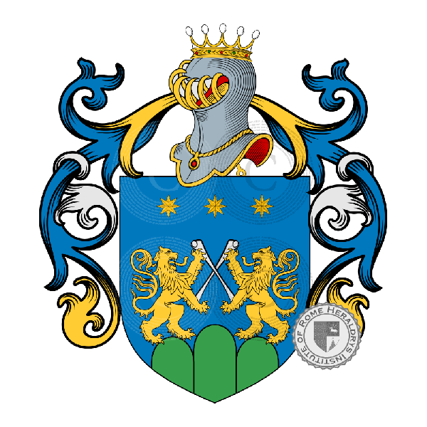 Wappen der Familie Avossa