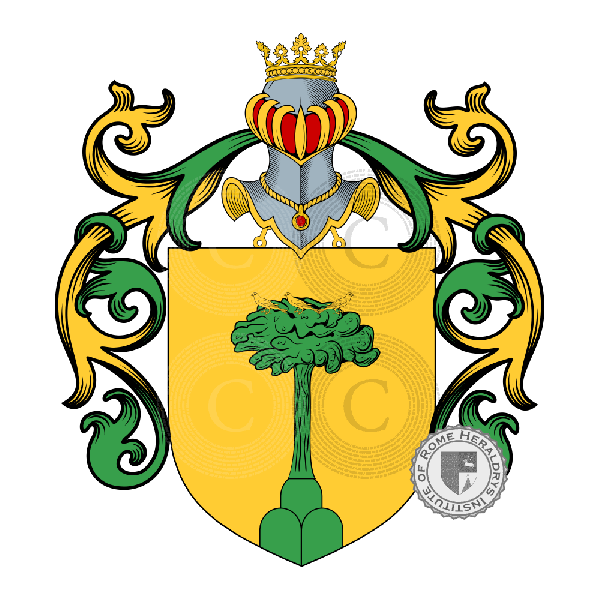 Coat of arms of family Majo