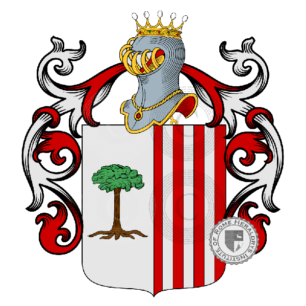 Coat of arms of family Noceto