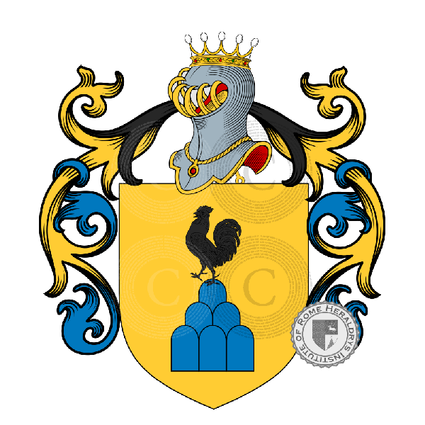 Coat of arms of family Baldesi