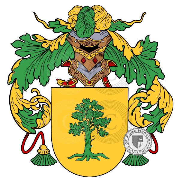 Coat of arms of family Angela