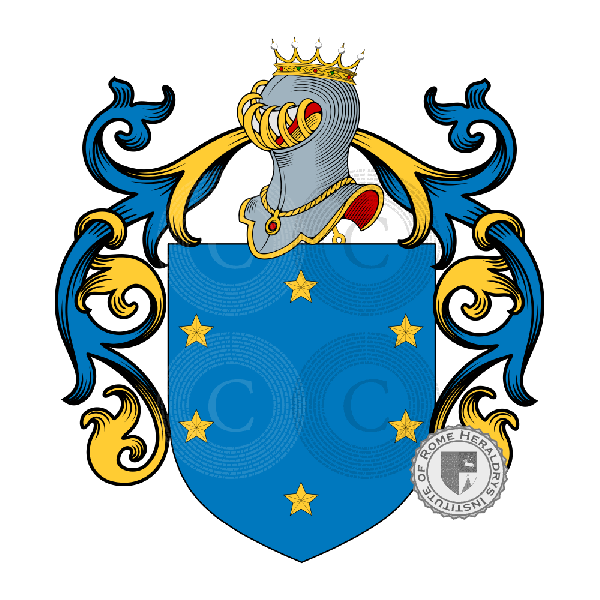 Coat of arms of family Rollero