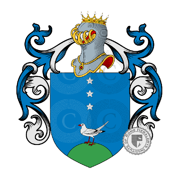Wappen der Familie Taffelli
