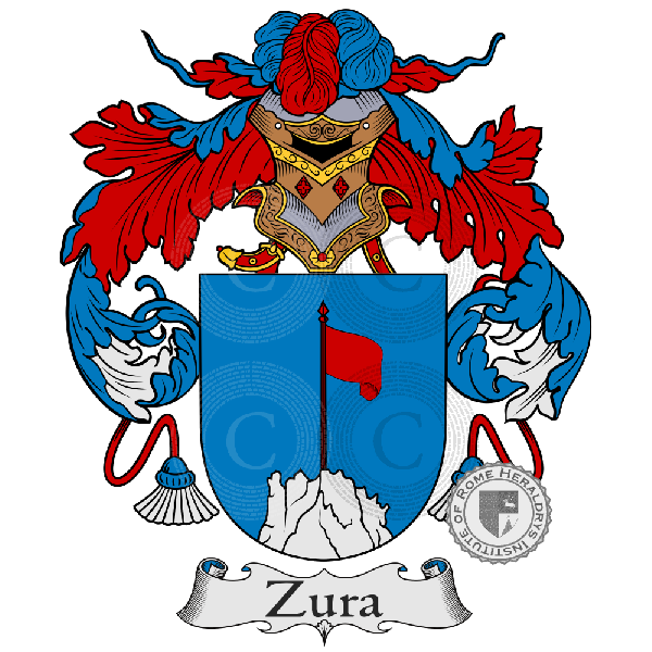 Coat of arms of family Zura