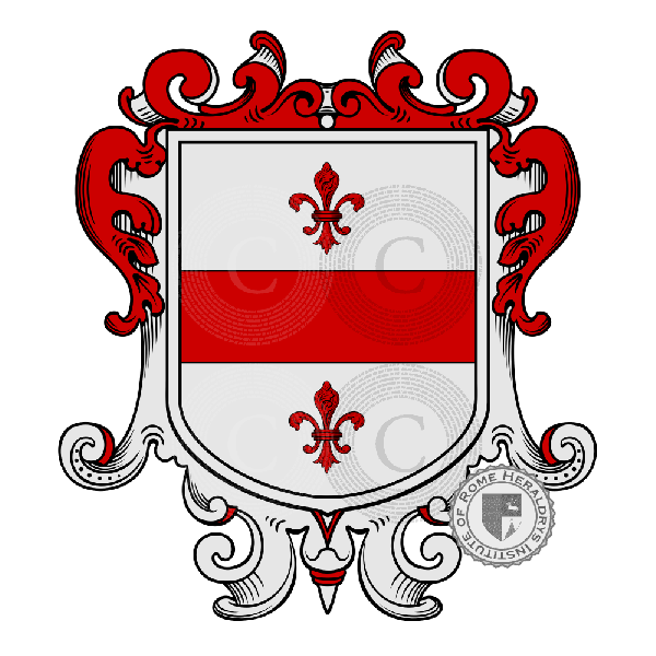 Escudo de la familia Borgongino