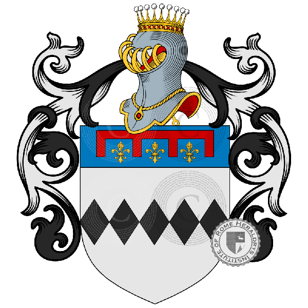 Coat of arms of family Cignani