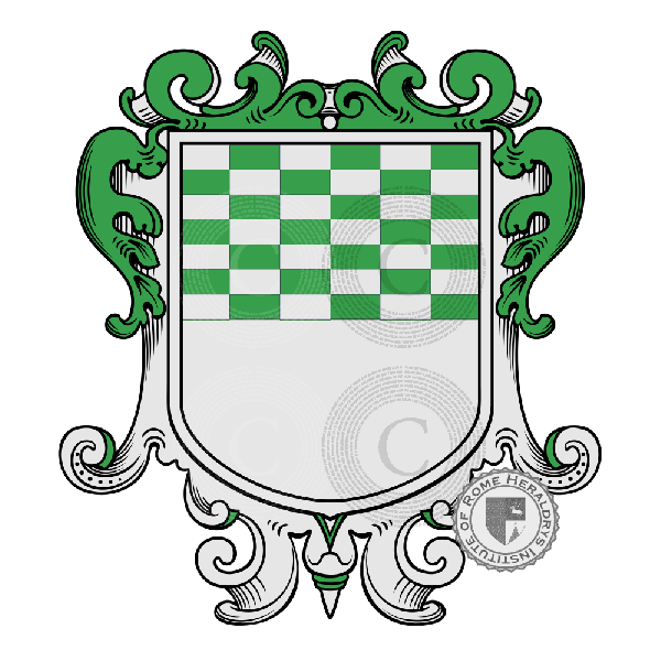 Coat of arms of family Borgognini