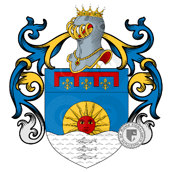 Coat of arms of family Sardelli
