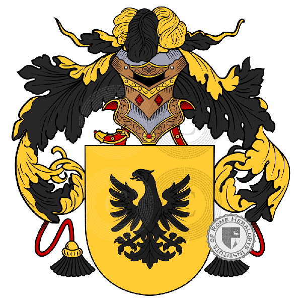 Coat of arms of family de la Rosa
