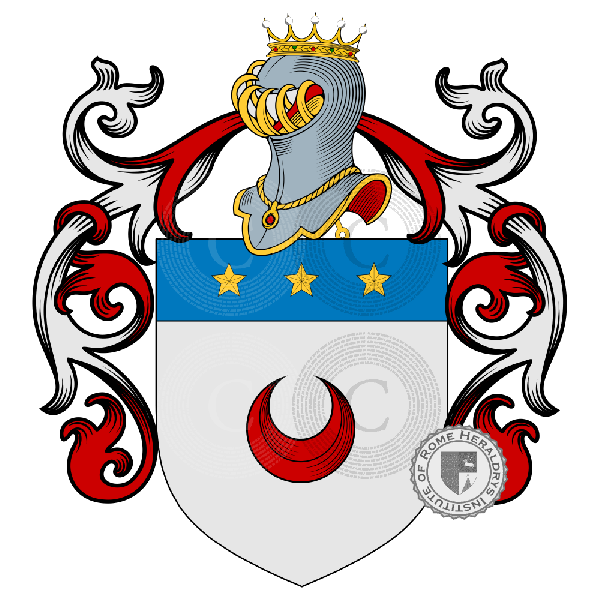 Coat of arms of family Pistre