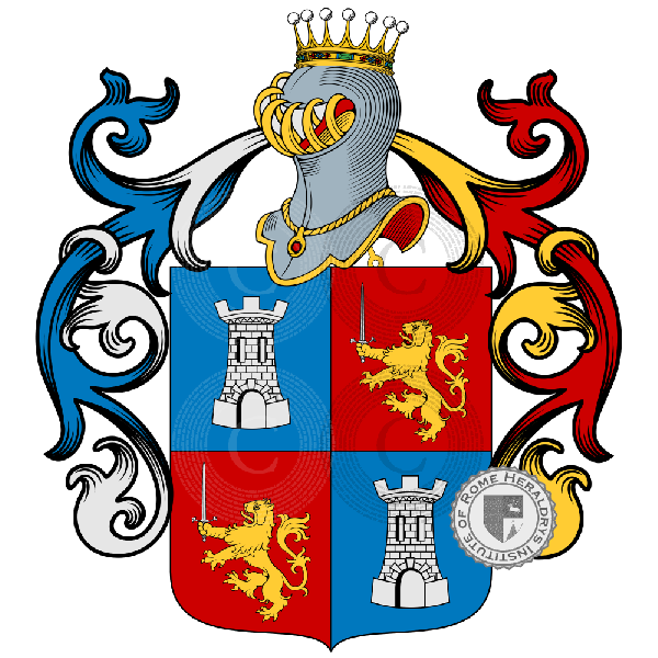 Coat of arms of family Pisano, Pisani - Download Crest