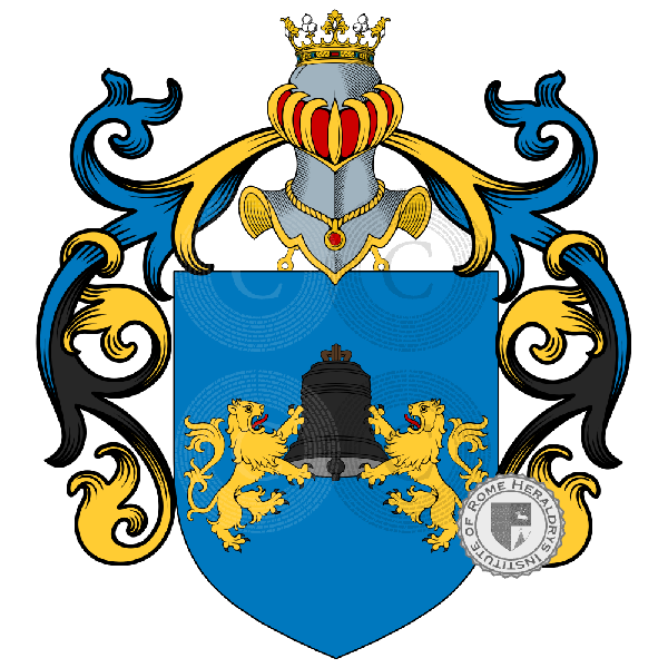 Coat of arms of family Campanari