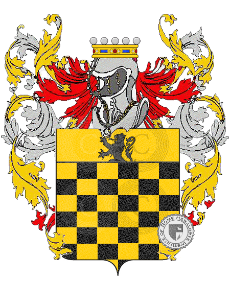 Coat of arms of family pocaterra    