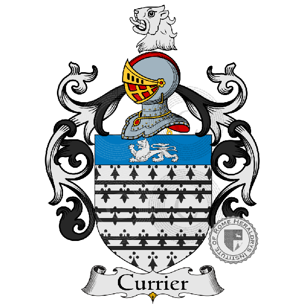 Coat of arms of family Currier