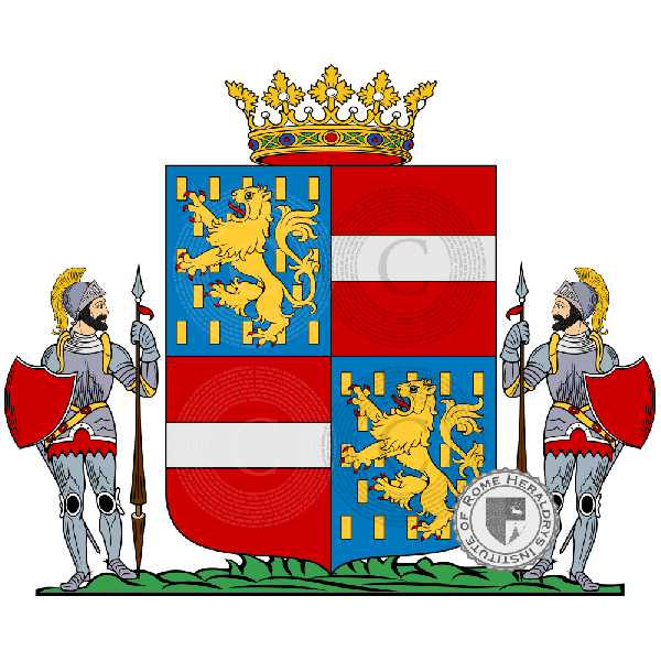 Coat of arms of family Nassau Corroy