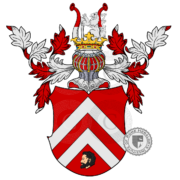 Coat of arms of family Haubert