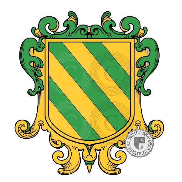 Coat of arms of family Pincelli