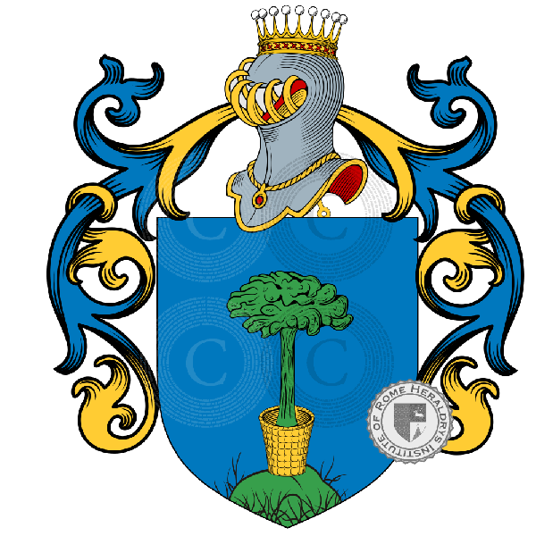 Coat of arms of family Orti Manara