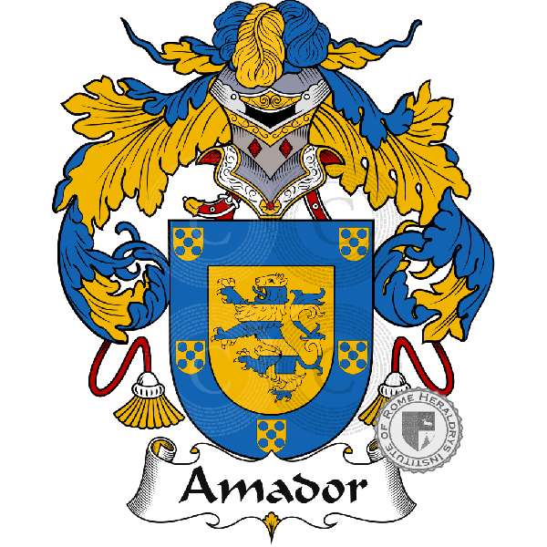 Coat of arms of family Amador