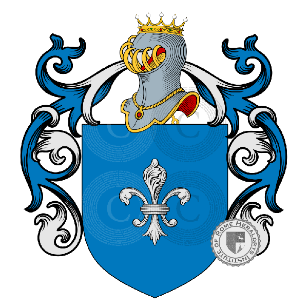 Coat of arms of family Parisotti