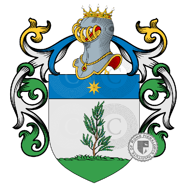 Coat of arms of family Cailli