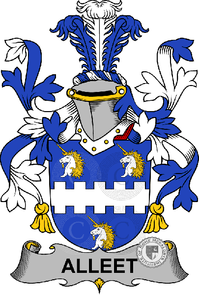 Coat of arms of family Alleet