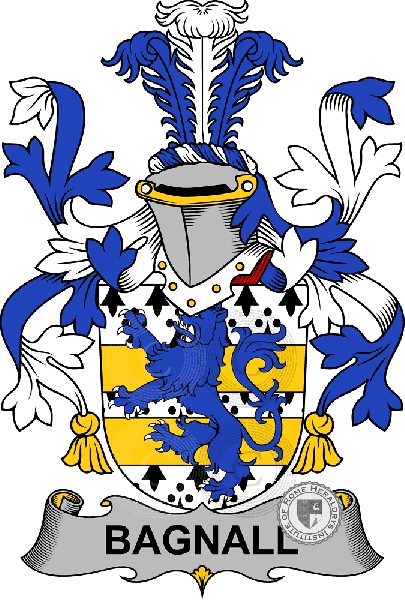 Coat of arms of family Bagnall