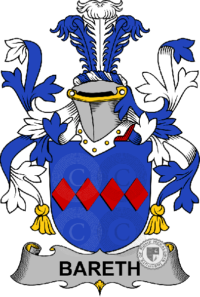 Coat of arms of family Bareth