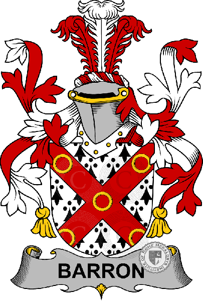 Coat of arms of family Barron