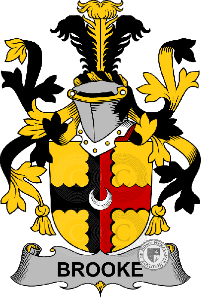 Coat of arms of family Brooke
