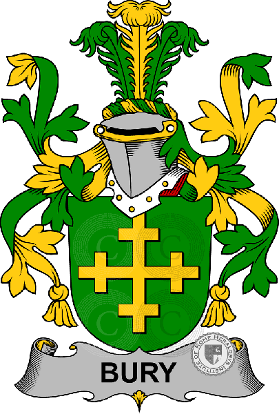 Wappen der Familie Bury