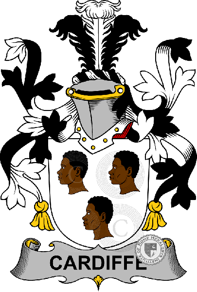 Coat of arms of family Cardiffe