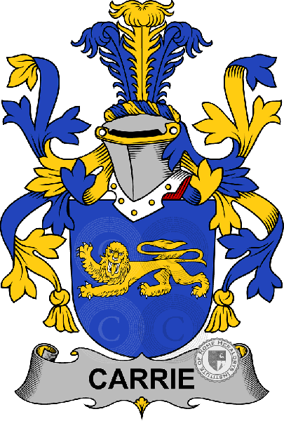 Coat of arms of family Carrie