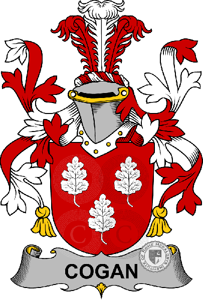Coat of arms of family Cogan