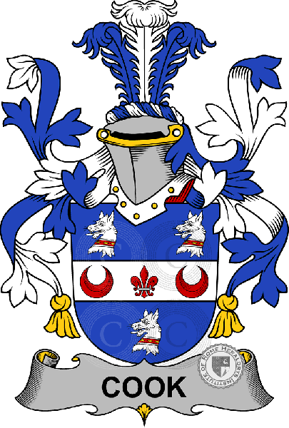 Coat of arms of family Cook