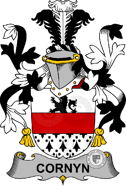 Wappen der Familie Cornyn