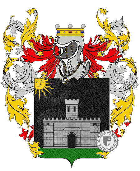 Coat of arms of family casonati    