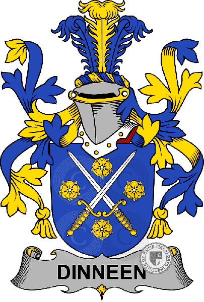 Coat of arms of family Dinneen