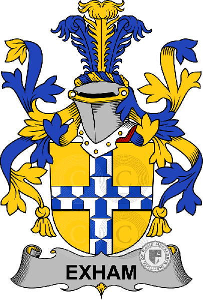 Coat of arms of family Exham