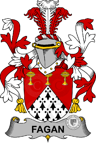 Coat of arms of family Fagan