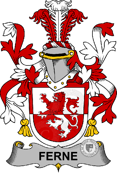 Coat of arms of family Ferne